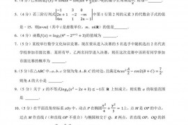 2023年上海市上海中学高考数学模拟试卷