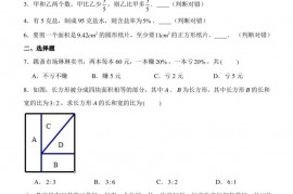 2018年广东省深圳市龙岗区百合外国语学校小升初数学试卷