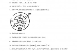 吉林省延边第二中学2022-2023学年高三上学期开学调研考试化学试题