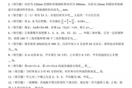 2019年河南省郑州市经开一中小升初数学试卷