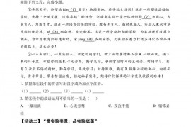 2023年河南省实验中学中考一模试题语文