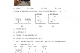 2023年广东省广州市执信中学中考二模物理试题