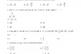 延边第二中学2020—2021学年度第二学期期中考试高一年级数学试卷