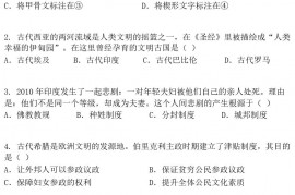 陕西省榆林第十二中学2021-2022学年九年级上学期阶段测试二历史试题