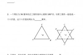 2018 年“数学花园探秘”科普活动小学三年级初试试题 B真题和答案