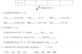 2020年四川绵阳小升初语文真题及答案