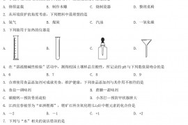 2022年江西九江中考化学试卷及答案