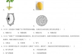 2022年广西百色市中考生物真题及答案