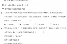 2021-2022学年陕西省咸阳市泾阳县九年级(上)期中历史试卷-附答案详解