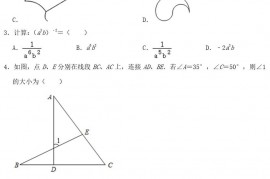 2021年陕西安康中考数学真题及答案