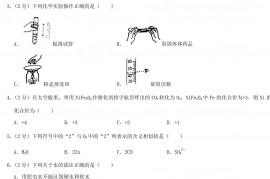 2020年新疆中考化学真题及答案