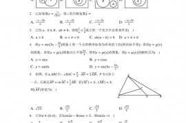 2022-2023学年福建省厦门市思明区双十中学高三（上）期中数学试卷