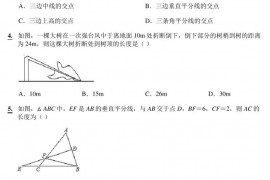 2022-2023学年江苏省扬州市扬州中学教育集团树人学校八年级上学期期中数学试题