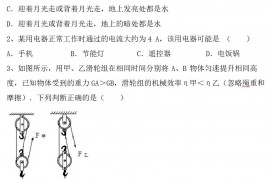 北师大版八年级物理(上册)期末试卷