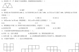 2020年上海实验学校东校小升初数学真题及答案