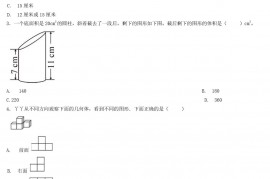 2020年福建省厦门市小升初数学考试真题及答案