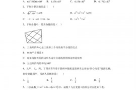 2023年广东省广州市天河区华南师大附中平行班中考一模数学试卷