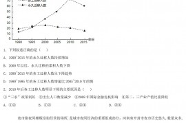 2021年湖南普通高中学业水平选择性考试地理试题及答案