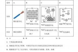 许昌高级中学2022-2023学年上期线上阶段性测试高一化学