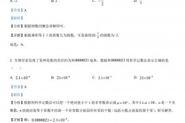 2023年四川省眉山市中考数学真题（解析版）