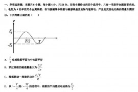 2023届华东师范大学第二附属中学高三下学期开学考试物理试题