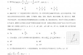 宁夏银川一中昆明一中2023届高三联合二模考试（理科）数学含答案