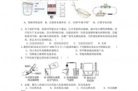 2012年海南省琼海市海桂学校中考6月适应性化学试题