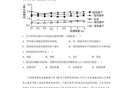 2023届山东省潍坊第一中学高考一模地理试题