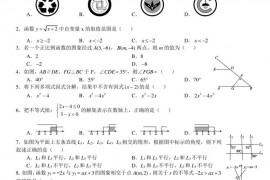 巴蜀中学2017～2018学年度第一学期期末考试初2019届（初二上）数学试题卷