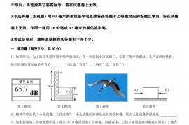 安徽省合肥市一六八中学2021-2022学年中考一模试卷物理