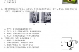 2020浙江省绍兴市中考物理真题及答案