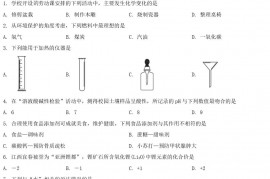 2022年江西景德镇中考化学试卷及答案