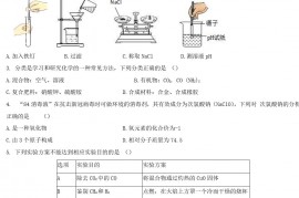 2020年贵州省黔南州中考化学试题及答案