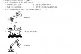 2020浙江省衢州市中考化学真题及答案