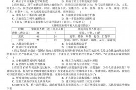 海安高级中学2020-2021学年高二上学期高中合格性考试历史（选修）