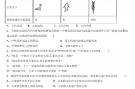 部编版九年级上学期历史《期末考试题》含答案