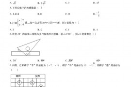 2023北京北大附中初一（下）期中数学