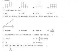 2020北京景山学校远洋分校初二（下）期末数学