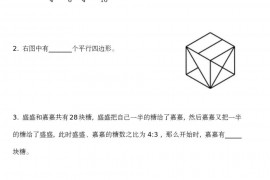 第 30 届“数学花园探秘”小学高年级组决赛试题和答案