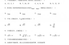 北京市海淀区中国人民大学附属中学2022-2023学年八年级下学期数学大作业