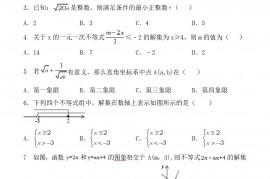 人教版八年级上册数学《期中》试卷及答案【完美版】