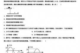 2022-2023学年甘肃省金昌市第二中学高三下-第三次阶段考试（1月）物理试题试卷