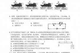 2019年浙江杭州高级中学保送生科学测试卷(物理部分)