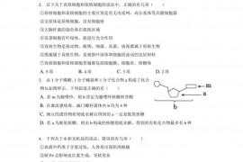 2022-2023学年湖北省荆州市沙市中学高一（上）期中生物试卷