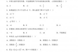 重庆市重庆十八中两江实验中学校2022-2023学年七年级上学期期中数学试题