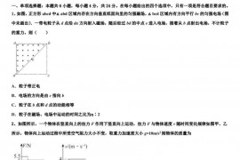 2022-2023学年宁夏回族自治区石嘴山市第一中学高三第十一次考试物理试题