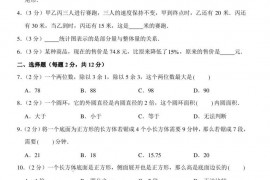 2013年河南省郑州市外国语小升初数学试卷